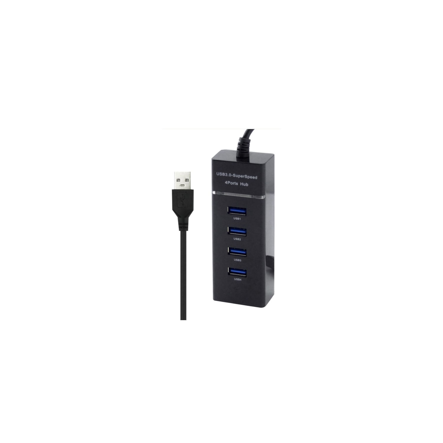 Hub Usb Hub 4 Entradas Usb 3.0 Com Cabo De 30 Cm, Com Luz