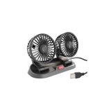 Ventilador De Mesa Mini Usb Double 5 Blades Portable Auto 10w