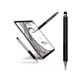 Caneta Stylus Touch De Ponta Dupla Para Ipad E Tablet Metálica