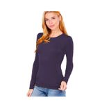 Camiseta Feminina De Primeira Camada 100% Fibra De Bambu