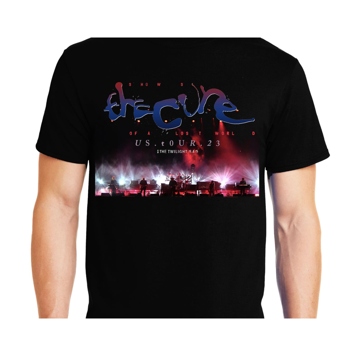 Camiseta The Cure Tour 2023 100% Algodão Para Homens E Mulheres