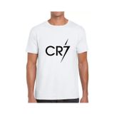 Camiseta Branca Cr7 Cristiano Ronaldo The Bug Cotton