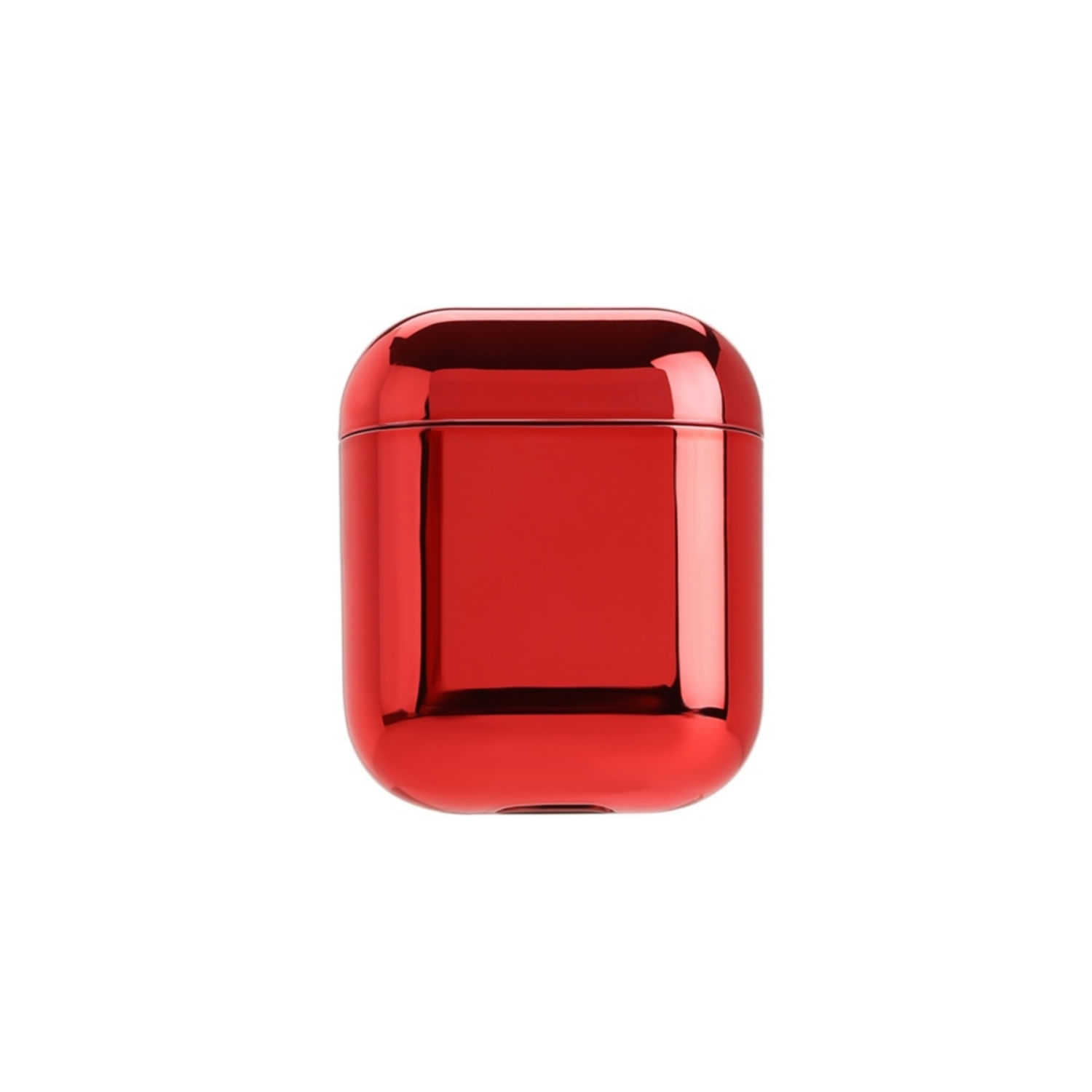 Estojo Para Airpods 1 E 2 Em Tpu Galvanizado Vermelho