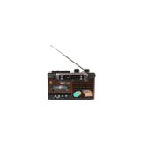 Leitor De Cassetes De Rádio Vintage Am/fm Mp3 Sd Usb 220v
