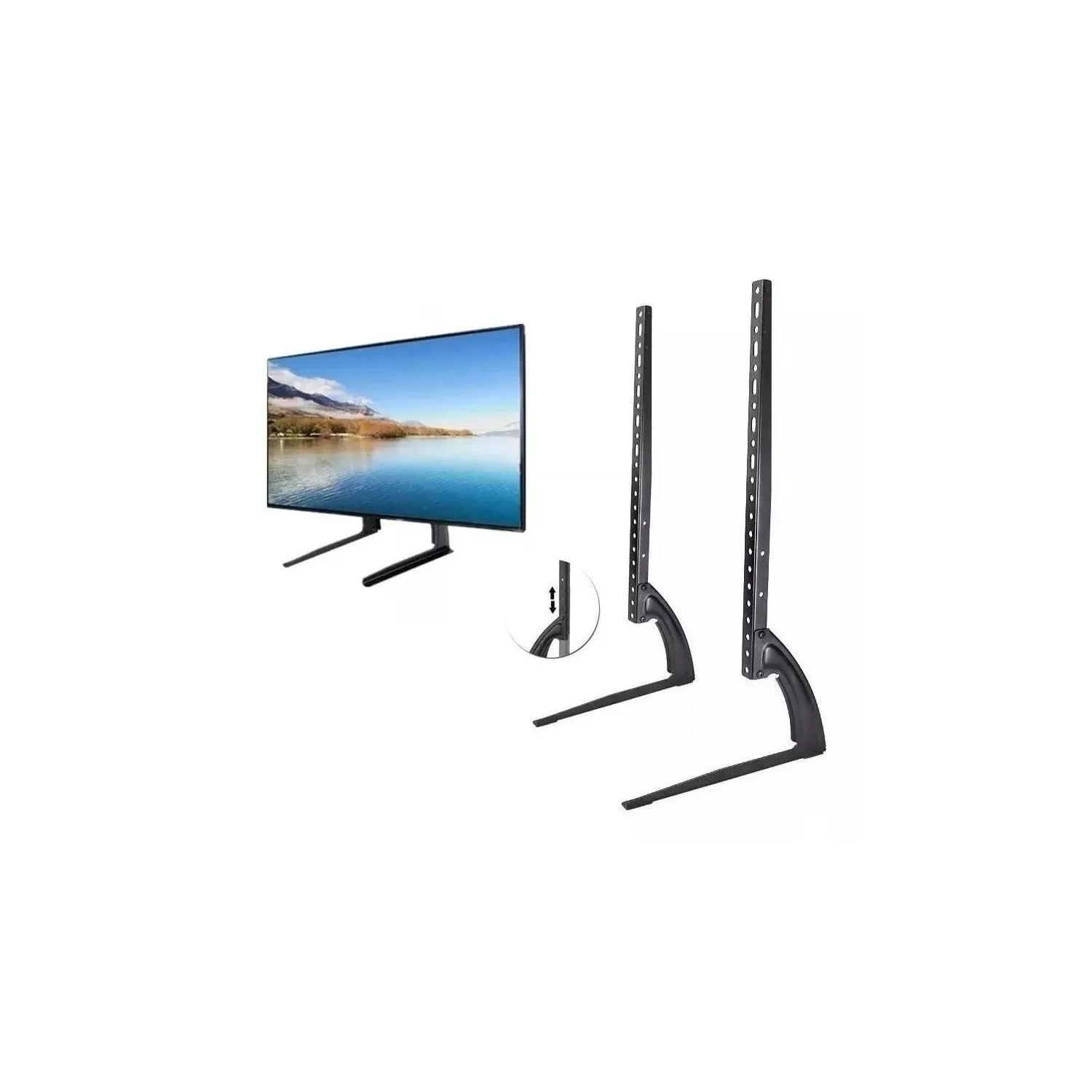 Base De Tv De Mesa Com Suporte Para Tvs Universais De 37 A 75 Polegadas