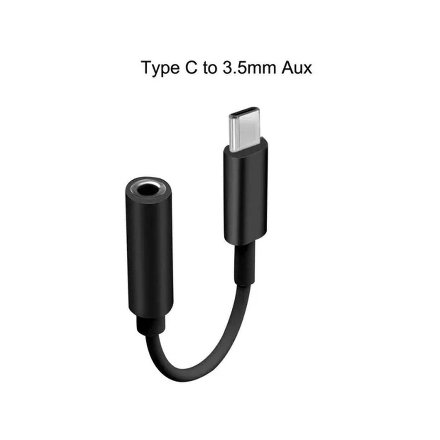 Adaptador De Fone De Ouvido Usb-c Para 3,5 Mm Para Android - Preto