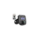 Transmissor De Rádio Fm Bluetooth Mp3 Usb Tf Com Carregador De Carro