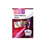 Papel Fotográfico Adesivo De Vinil A4 20 Folhas 128g
