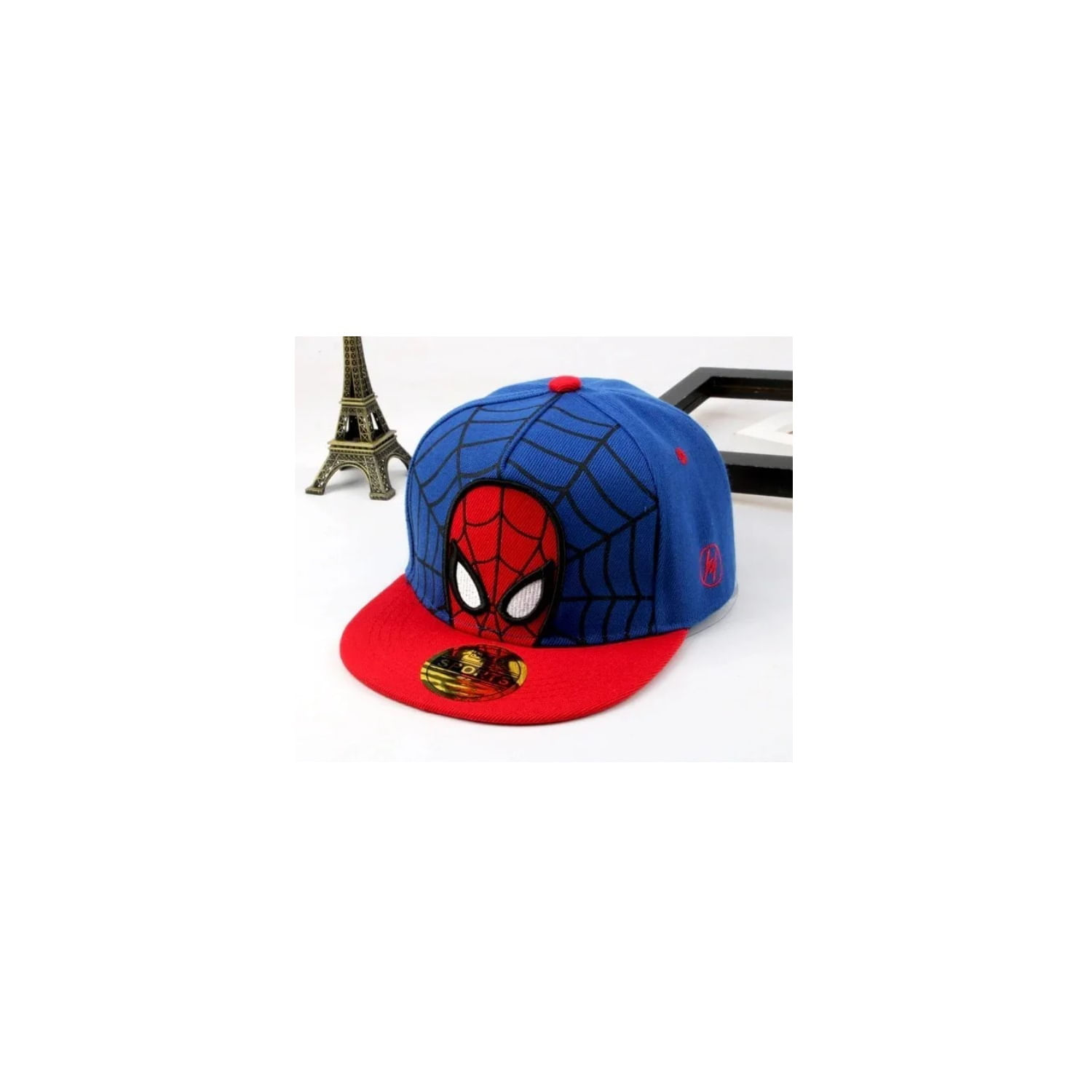 Chapéu Jockey Para Crianças Spiderman Spiderman 100% Algodão