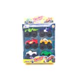 Toy Car Monster Machines Blaze Miracle 6 Unidades Para Crianças