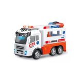 Caminhão De Ambulância Com Luzes E Som Para Crianças