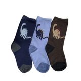 Meias Térmicas Para Crianças - 12 Pares - Cores Variadas