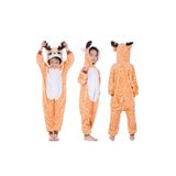 Pijama Bambi Deer, Macacão Polar Feminino Para Crianças