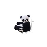 Poltrona De Pelúcia Panda Para Crianças 50x50x45cm