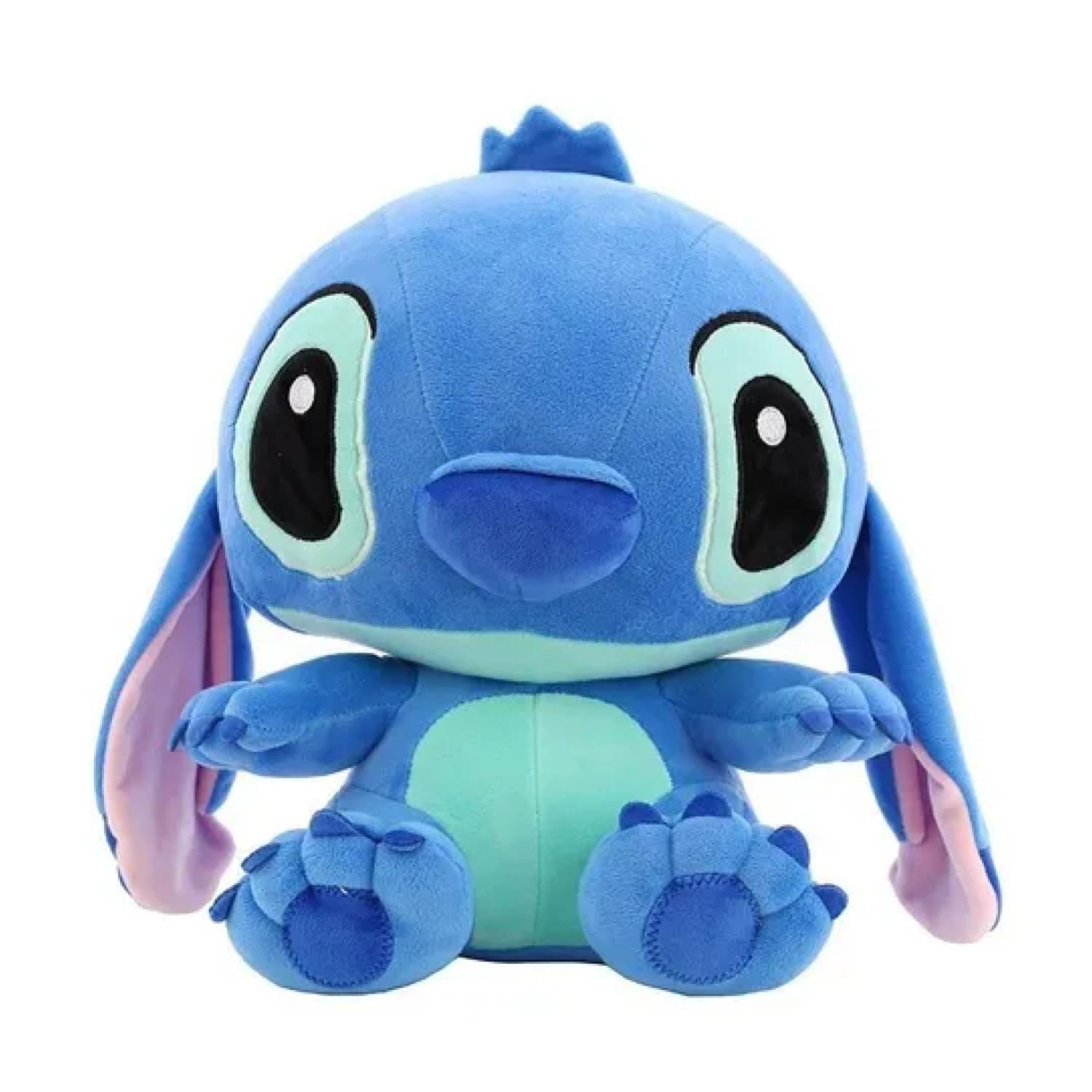 Brinquedo De Pelúcia Baby Stitch Azul 30 Cm Para Crianças