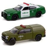 Carros De Brinquedo: Carabineros De Chile, Pacote Com 2 Dodge Charger Silverado