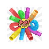 Pop It Tube Xl 12 Peças Em Cores Variadas Para Crianças