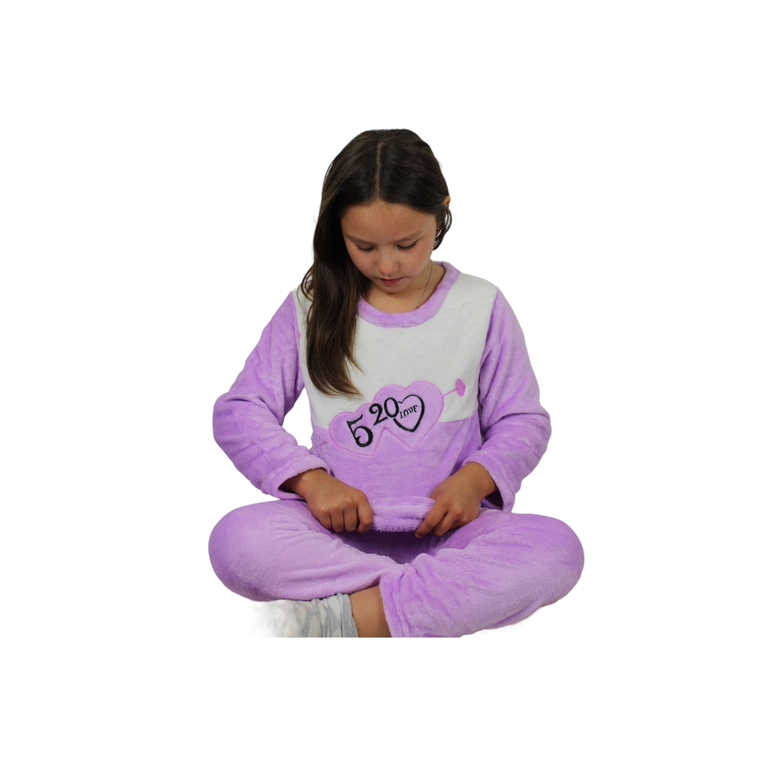 Pijamas Para Meninas, Tecido Polar Ultramacio, Outono E Inverno