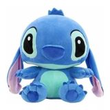 Brinquedo De Pelúcia Baby Stitch Azul 30cm