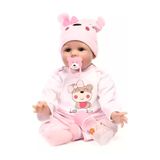Silicone De Corpo Inteiro Doll Reborn Baby 55cm