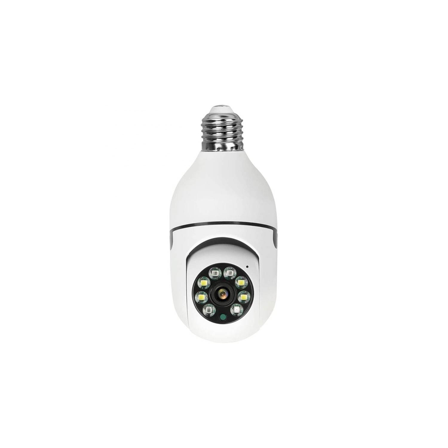 Câmera De Segurança Bulb 360 Wifi Panoramic 2mp 1080p