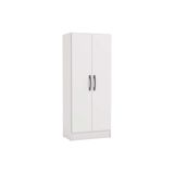 Guarda Roupa Solteiro 2 Portas Multiuso N409 Branco - Kappesberg