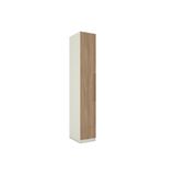 Modulado De Quarto Guarda Roupa C/ 1 Porta Mc01 Seletto Areia/jequitibá - Henn