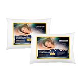 Travesseiro Viscoelástico Visco Slim 2 Unidades P/fronha 38x58cm (tamanho 38x58) - Ortobom