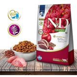 Ração Seca Farmina Nd Quinoa Feline Hairball Pato, Maçã E