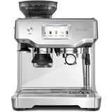 Breville Barista Máquina de Café Expresso com Visor LCD Digital e Moedor, 1680W/110V, Prata.