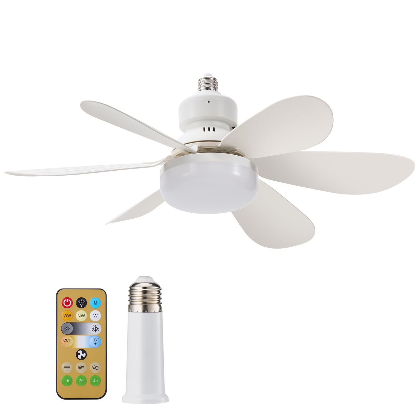 Ventilador De Teto Tomosu Com Controle Remoto 40w E26 3 Velocidades