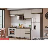 Cozinha Completa Connect 8 Peças (5 Armários + 2 Balcões + 1complemento) C5p68 Duna/cristal - Henn