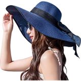 Chapéu De Palha Feminino Sun Hat Sxxkuxuan, De Aba Larga, Cáqui, 14 Cm