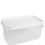 Pote De Plástico Transparente Para Freezer E Micro-ondas 1,9 Litros Plasutil Ref.2298