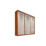 Guarda Roupa Casal 3 Portas De Correr E 6 Gavetas Diamond/londres Cumaru/fendi - Novo Horizonte