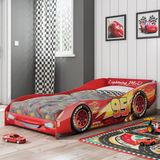 Cama Infantil New Carros Disney Plus Vermelho