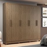 Guarda-roupa Casal 8 Portas Wood Wood