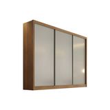 Guarda Roupa Casal 3 Portas De Correr E 6 Gavetas Natus/duna Cumaru/fendi - Novo Horizonte