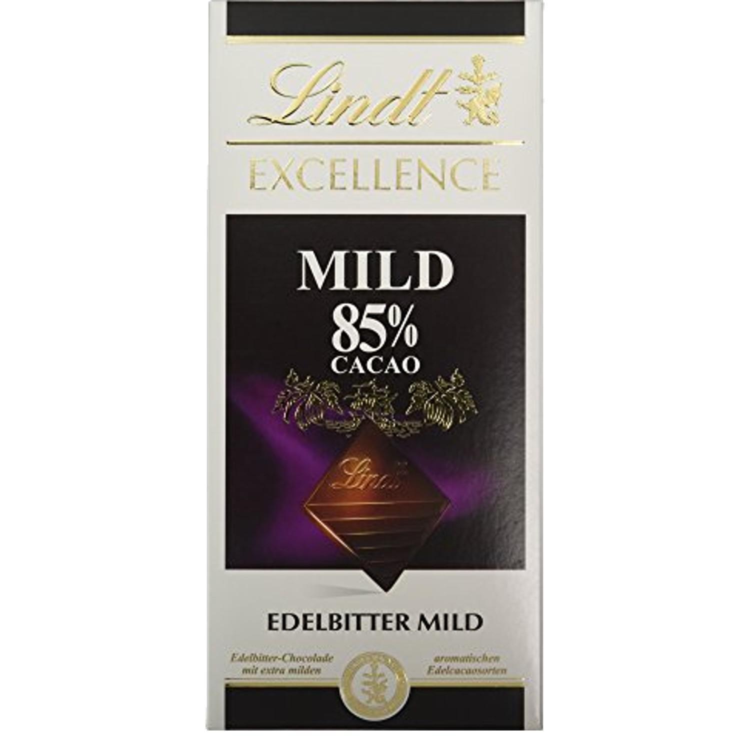 Chocolate Lindt Excellence 85% Dark 100g (3x)