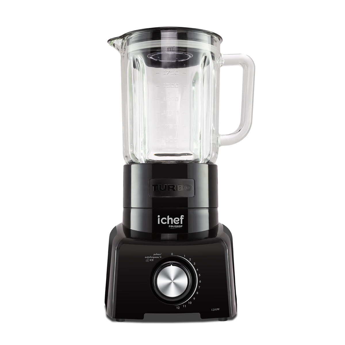 Liquidificador Ichef Pro Maxx 6 Turbo Glass 2,5l 1200w 220v