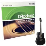 Jogo De Cordas D&#39;addario Phosphor 014 Bronze Violão Ej18