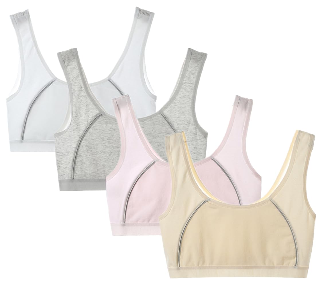 Sutiãs De Treino Herepai Seamless Cami Bralettes Para Meninas De 7 A 9 Anos