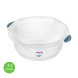 Bacia Transparente 5,2l Plástico Resistente Hydrus Sanremo