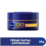 Nivea Creme Facial Antissinais Q10 Energy Noite 50g