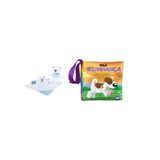 Kit Naninha Livro Pano Banho Infantil Animais Bebe Feliz