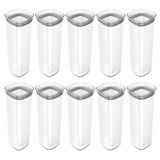 10x Porta Temperos Pote 2l Organizador Ou Block Hermético