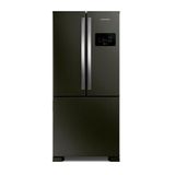 Geladeira Brastemp Frost Free French Door A+++ 554 Litros Cor Black Inox - Bro85ae 110v