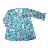 Vestido Bebê Estampado Floral Verde Tamanho Gg - Ralakids