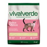 Areia Higiênica Para Gatos Viva Verde Grãos Mistos - 10kg