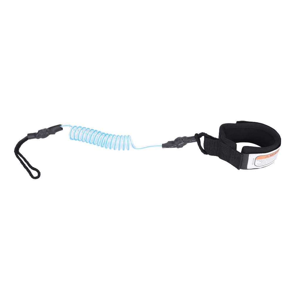 Prancha De Surf Leash Dilwe Soft Elastic Coiled Spring 1,5 M (azul)